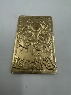 Nintendo Pokemon Charizard Gold Metal Card Burger King 1999 - Image 4