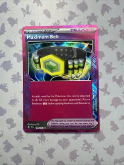 Maximum Belt 154/162 - Pokemon Temporal Forces Ace Spec Rare Card NM - Image 1