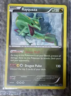 Pokemon TCG Rayquaza XY Promo Card XY64 Holo - Image 1