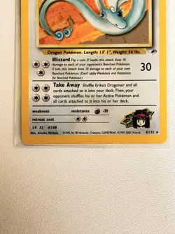 Pokemon TCG Erika's Dragonair 4/132 Holo Card Rare 2000 NM-LP - Image 3