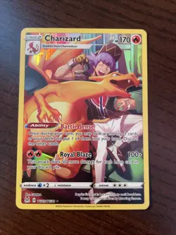 Pokemon Charizard Ultra Rare Holo Lost Origin TG03/TG30 170 HP Card - Image 1