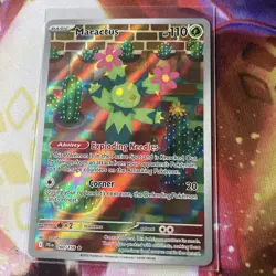 Pokemon-Maractus 160/159 Sv09: Journey Together Holo Card - Image 1