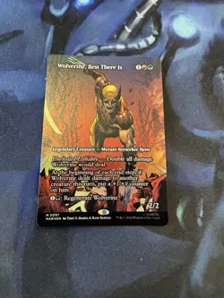 MtG Marvel Heroes Wolverine, Best There Is (Borderless) Foil #0097 NM - Image 1