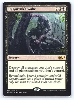In Garruk's Wake 100 Rare Magic 2015 (M15) Magic: The Gathering Lightly Played - Image 1