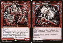 Toralf, God of Fury // Toralf's Hammer - Showcase Kaldheim NM MTG - Image 1