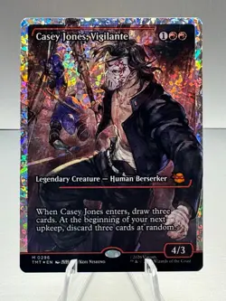 Casey Jones, Vigilante Japan Showcase Fracture Foil: Magic the Gathering 296 - Image 1
