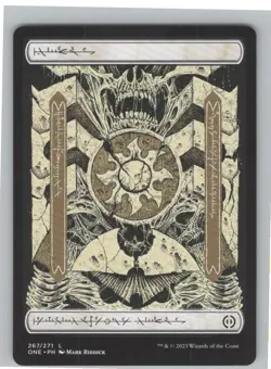 Plains (267) - Full Art Phyrexia: All Will Be One Regular - Image 1