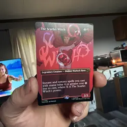 The Scarlet Witch 0368 MSH Borderless Foil MTG NM - Image 1