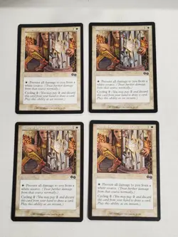 MTG Playset 4x Rune of Protection: White (Urza's Saga/White/C) - BGM - Image 1