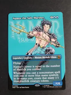 Namor the Sub-Mariner (Borderless) Mythic MTG Marvel Super Heroes - Image 1