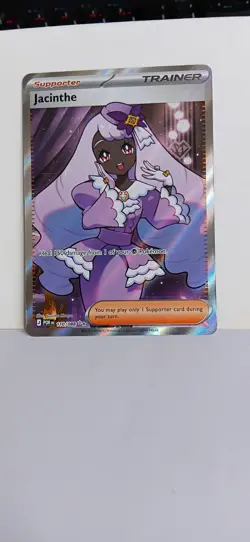 Jacinthe 110/088 NM Ultra Rare Full Art Trainer Pokemon Card Perfect Order TCG - Image 1