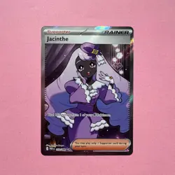 Jacinthe 110/088 NM Ultra Rare Full Art Trainer Pokemon Card Perfect Order TCG - Image 1