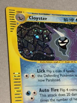 Pokemon TCG Cloyster 8/165 Expedition Holo 2002 - Image 3