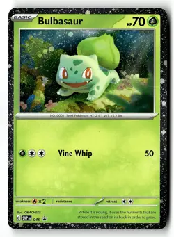 Bulbasaur (Cosmos Holo) 046 Holo Promo Scarlet & Violet Promo Pokemon Holo NM - Image 1