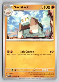 NACLSTACK 122/193 UNCOMMON PALDEA EVOLVED POKEMON NM - Image 1