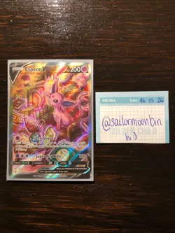 2021 Pokemon Espeon V (Alternate Full Art) - SWSH07: Evolving Skies (SWSH07) - Image 1