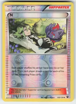 N 105/124 Uncommon Fates Collide Pokemon Moderately Played - Image 1