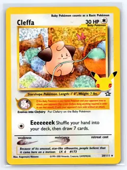Cleffa 20/111 Classic Collection Celebrations: Classic Collection Pokemon NM - Image 1