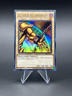 Mint Yugioh Exodia Ultra Rare Left Arm of the Forbidden One LOB-EN123 - Image 1