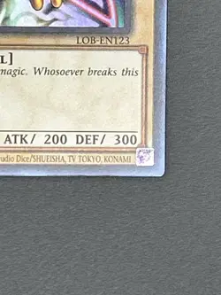 Mint Yugioh Exodia Ultra Rare Left Arm of the Forbidden One LOB-EN123 - Image 5