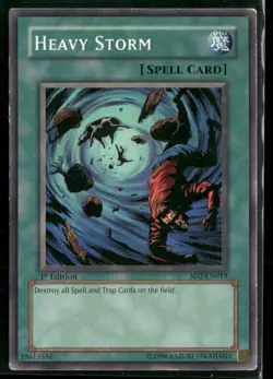 1996 Yu-Gi-Oh! 1st Edition Heavy Storm - Image 1