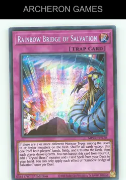 Rainbow Bridge of Salvation SEC YUGIOH Card - Image 1