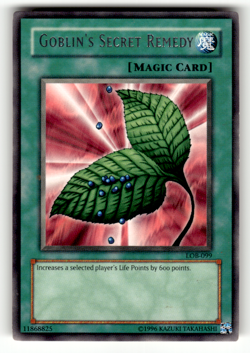 Goblin's Secret Remedy LOB-099 Unlimited Rare The Legend of Blue Eyes White Drag - Image 1