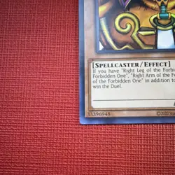 Yu-Gi-Oh! TCG Exodia the Forbidden One Ultra Rare Holo LOB-EN124 - Image 2