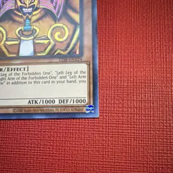 Yu-Gi-Oh! TCG Exodia the Forbidden One Ultra Rare Holo LOB-EN124 - Image 5