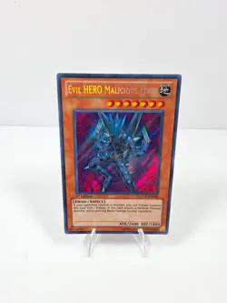 Yu-Gi-Oh TCG Super Rare 1st Edition Evil Hero Malicious Edge LCGX-EN029 NearMint - Image 1