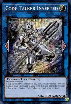 Yugioh! - Code Talker Inverted - RA01-EN045 - Platinum Secret Rare - NM/M - Image 1