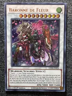 Yugioh Baronne de Fleur LED8-EN024 Ultra Rare 1st Edition NM - Image 1