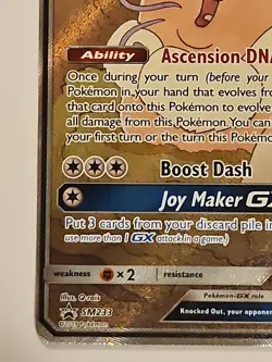 Pokemon TCG Eevee GX SM233 Full Art Black Star Promo Sun & Moon - Image 3