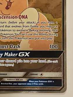Pokemon TCG Eevee GX SM233 Full Art Black Star Promo Sun & Moon - Image 4