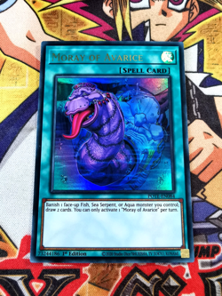 Moray of Avarice pote-en084 1st Edition (NM+) Ultra Rare Yu-Gi-Oh! - Image 1