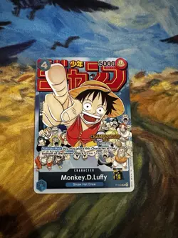 Monkey.D.Luffy CS 2023 Stamp Event Pack P-033 - One Piece Card Game - English NM - Image 1