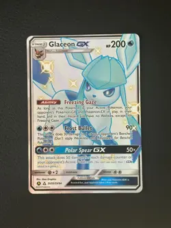 Glaceon GX SV55/SV94 Hidden Fates: Shiny Vault Pokemon TCG Card M/NM - Image 1