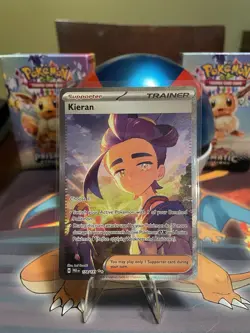 Pokemon Prismatic Evolutions Kieran Special Illustration Card 174/131 - Image 1