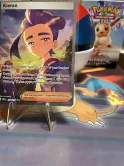 Pokemon Prismatic Evolutions Kieran Special Illustration Card 174/131 - Image 4