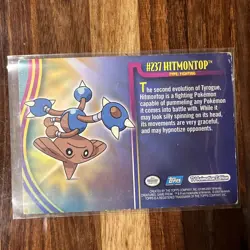 Topps Pokemon TCG Hitmontop #237 Holo Fighting TV Animation Edition Card MP - Image 2