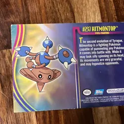 Topps Pokemon TCG Hitmontop #237 Holo Fighting TV Animation Edition Card MP - Image 5