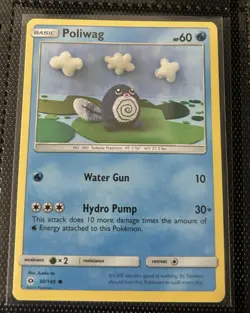 Poliwag Pokemon Trading Card Game 30/149 Basic Card - Image 1