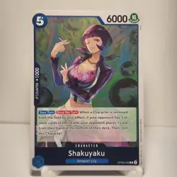 Shakuyaku OP08-046 Rare English Two Legends One Piece TCG Card Game - Image 1
