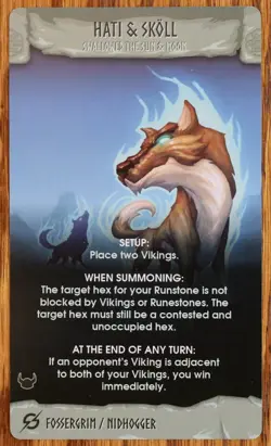 Ragnarocks Board Game Promo Card Grey Fox Games Kickstarter New - Image 5