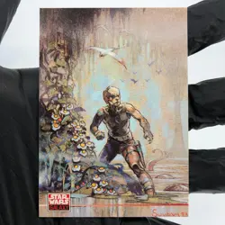 Star Wars Galaxy Card Luke Skywalker 267 Arthur Suydam Topps 1994 [NM] - Image 2