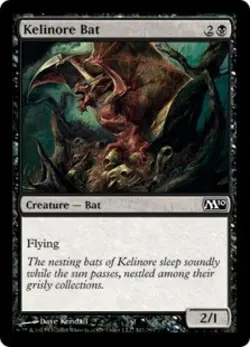 Kelinore Bat - Light Play MTG Magic 2010 Core Set - Image 1