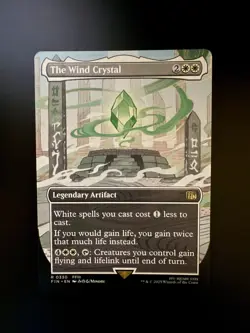 MTG Final Fantasy English The Wind Crystal Borderless 0330 Non-Foil - Image 1