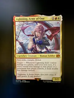 MTG Final Fantasy English Lightning, Army of One 0233 Non-Foil - Image 1