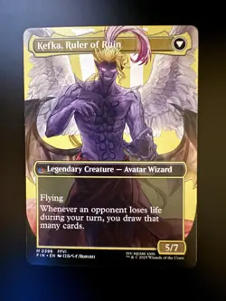 MTG Final Fantasy English Kefka, Court Mage Borderless 0398 Non-Foil - Image 2