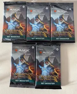 MTG *5x The Lord of the Rings: Tales of Middle-Earth Set Booster Packs* Magic - Image 1
